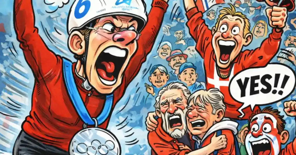 Danske Viktor Hald Thorup vinder sølv i herrernes massestart i speedskating - ol - olympics 1200x630