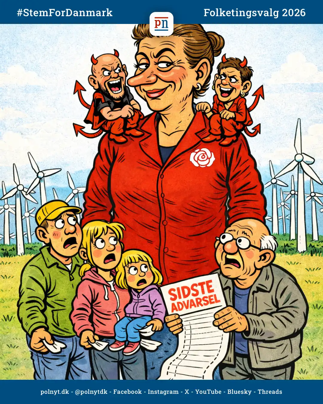 Det er ikke gratis at vælge en knaldrød socialistisk regering - Mette Frederiksen Pia Olsen Dyhr Pelle Dragsted - satire - #StemForDanmark