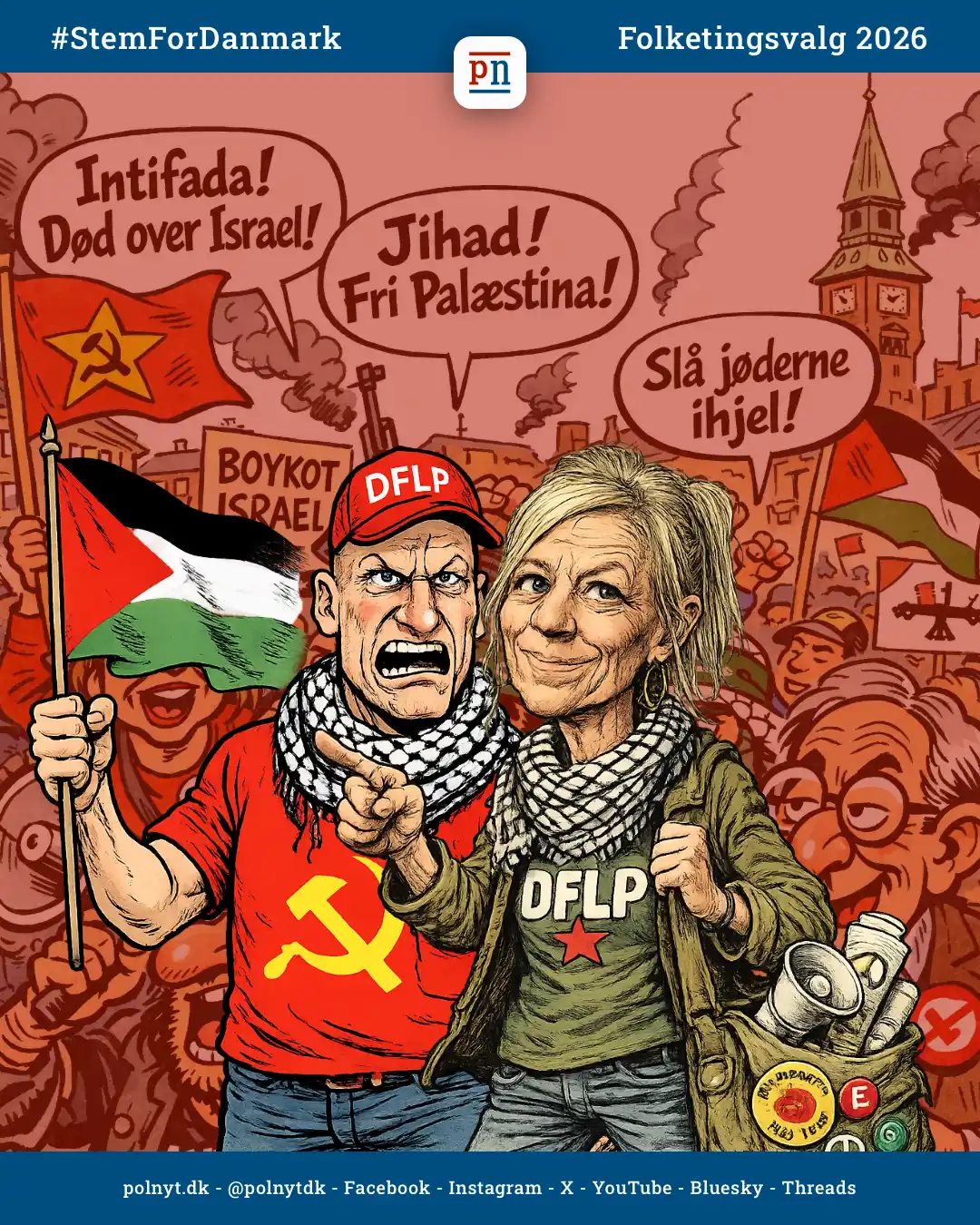 Enhedslisten Sikandar Siddique polnyt - folketingsvalg 2026 - satire standard #StemForDanmark