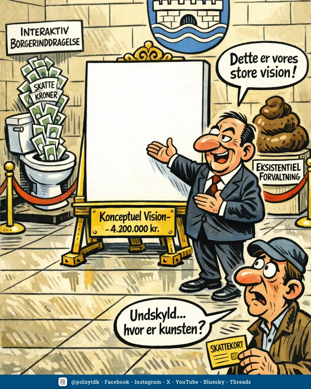 Er du klar over, at kommunerne bruger millioner af skattekroner på kunst?