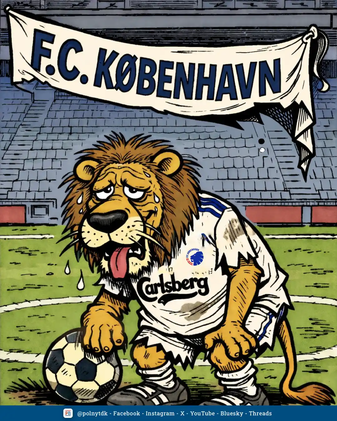 FC København skal for første gang nogensinde spille nedrykningsspil i Superligaen
