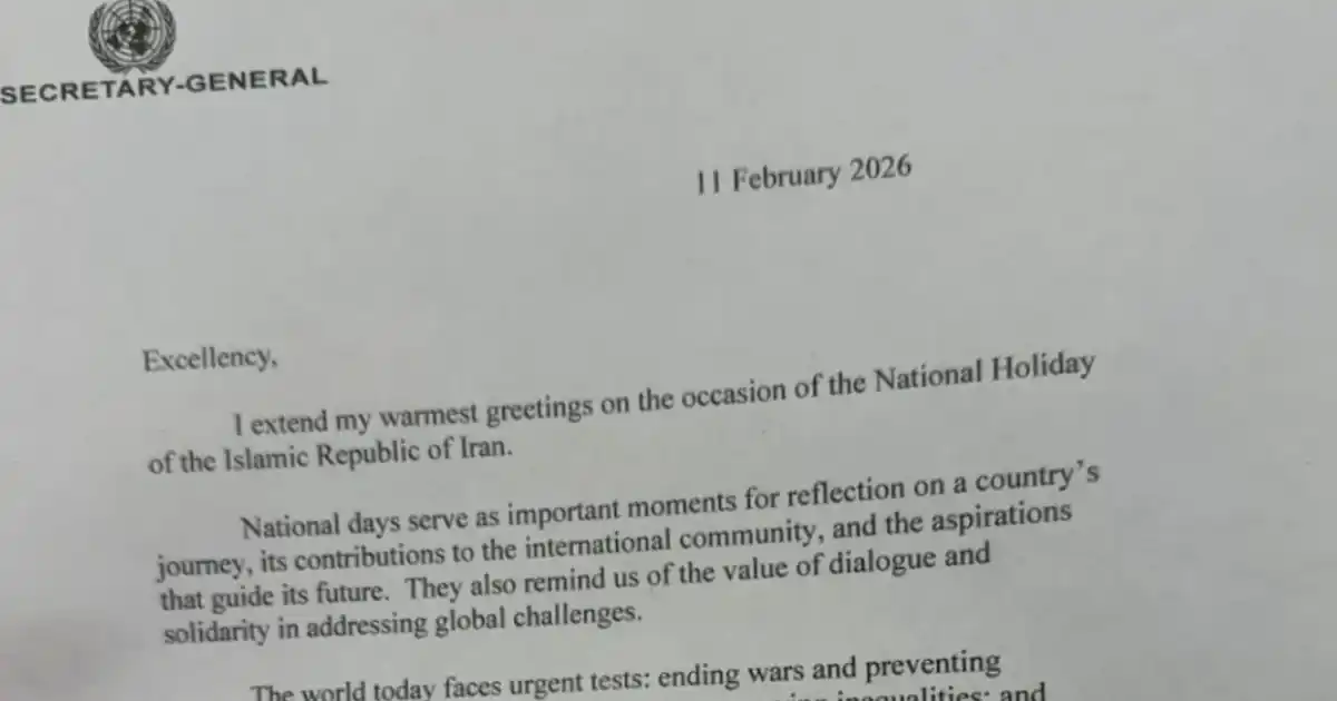 FN’s generalsekretær António Guterres lykønsker Irans mullaher 1200x630