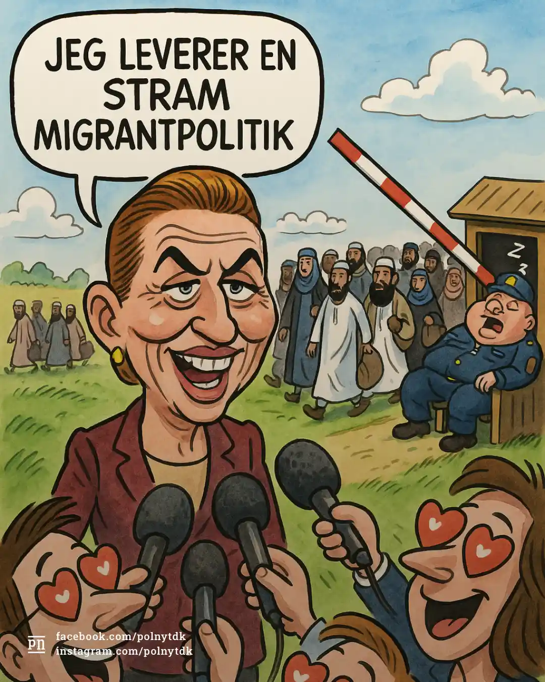 Jeg leverer en stram migrantpolitik - Mette Frederiksen