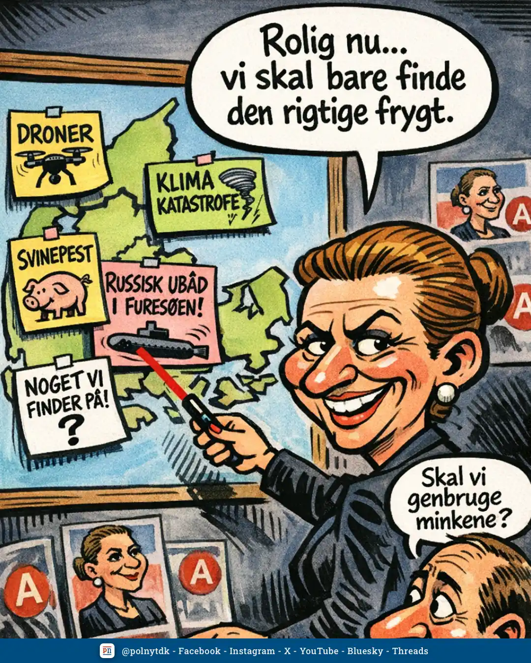 Partiledere til hemmeligt møde - Virker temmelig alvorligt - Mette Frederiksen - Folketingsvalg