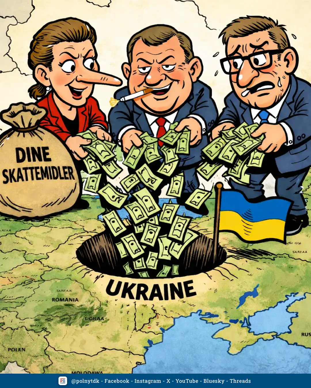 Regeringen hælder flere milliarder i Ukraine-fonden i økonomisk plan