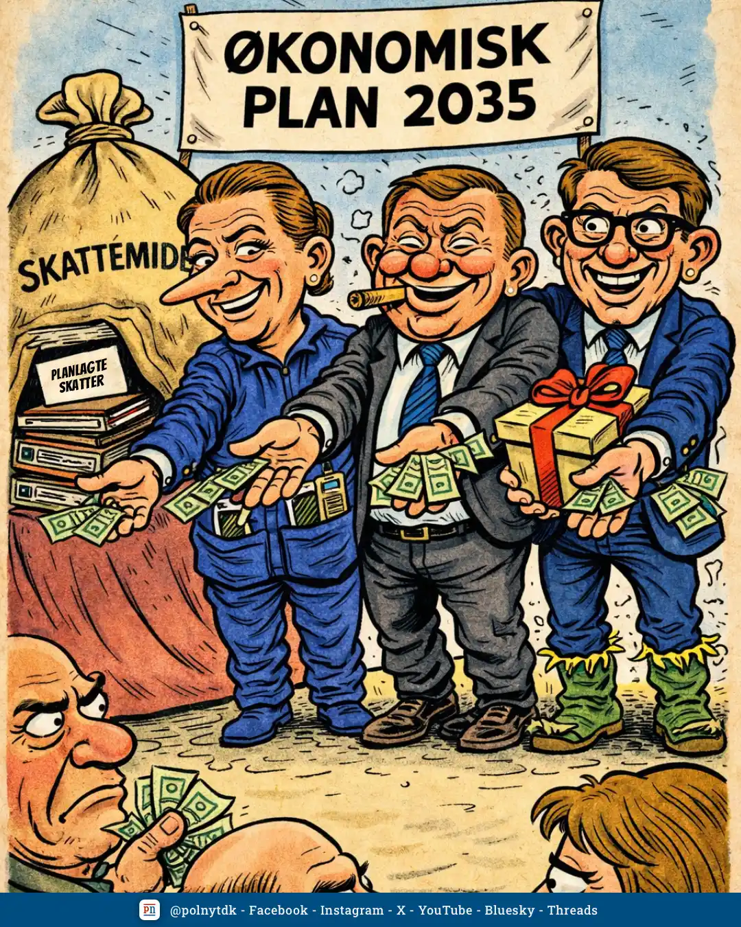 Regeringens økonomiske plan frem mod 2035 - satire