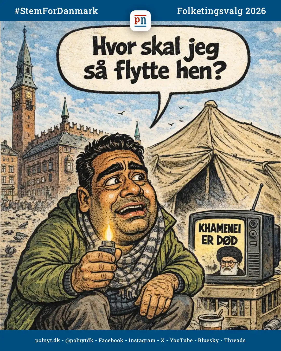 Sikandar Siddique må strege Iran som en boligmulighed - polnyt - satire - Folketingsvalg 2026 - #StemForDanmark