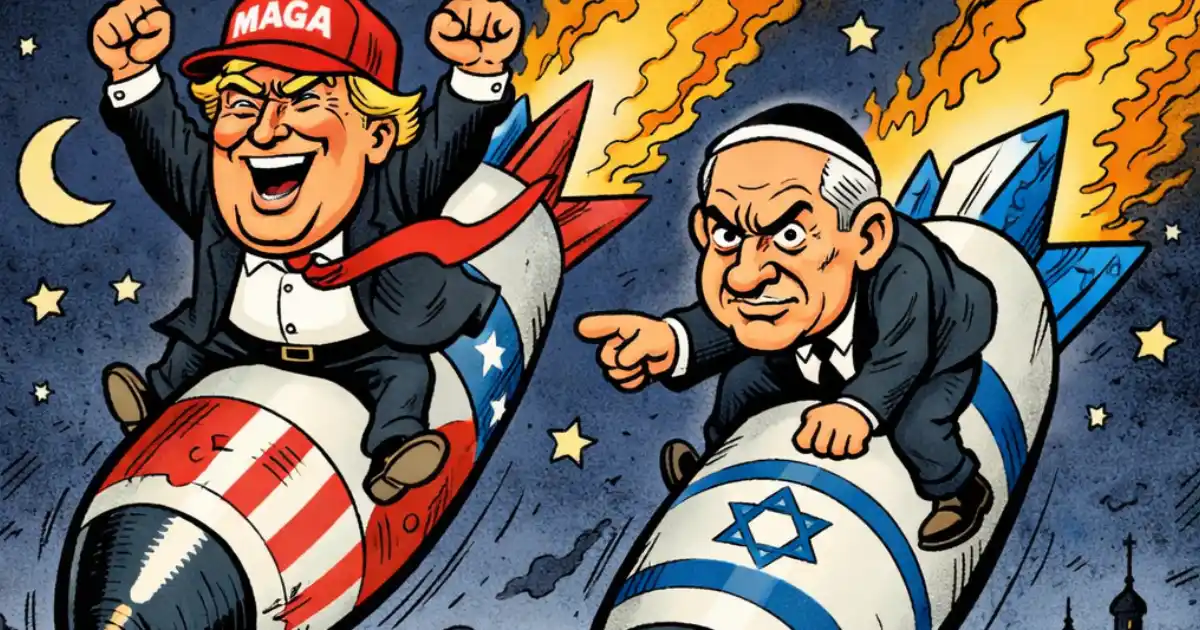 USA og Israel angriber endelig islamiske regime i Iran - polnyt - folketingsvalg 2026 - #StemForDanmark - 1200x630