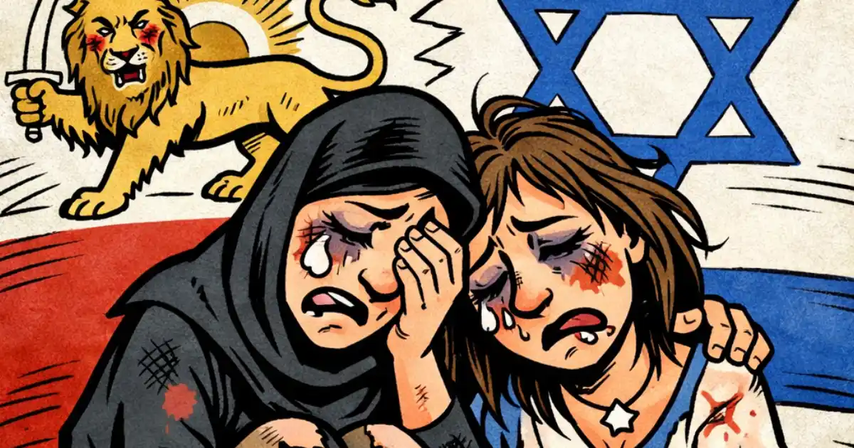 Venstrefløjens knæfald for terrorister og mullaher - Gaza - Iran - polnyt - folketingsvalg 2026 - #StemForDanmark - 1200x630