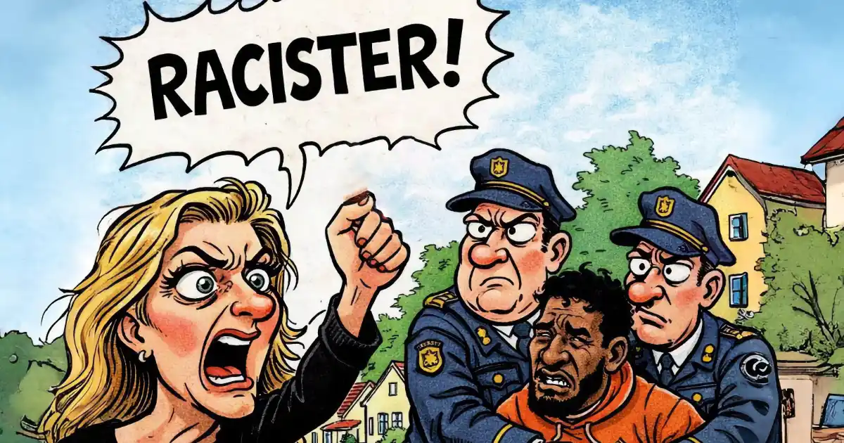 racister - racistkortet - Zenia Stampe - polnyt - satire - Folketingsvalg 2026 - #StemForDanmark 1200x630